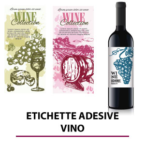 Etichette adesive per il vino