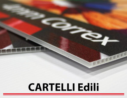 Stampa e produzione di cartelli pubblicitari per cantieri edili - Brescia