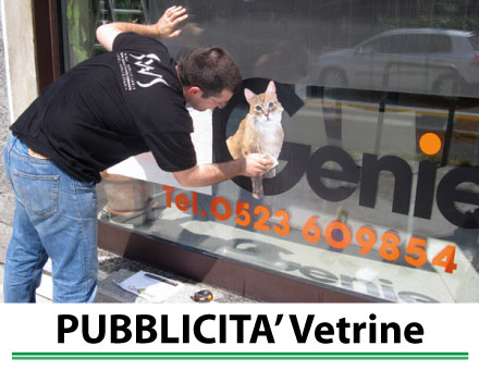 Pubblicità per vetrine, vetrofanie e decorazione vetrate - Brescia