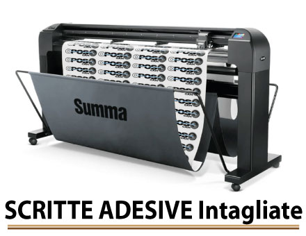Stampa di adesivi intagliati, scritte adesive intagliate e prespaziati - Brescia
